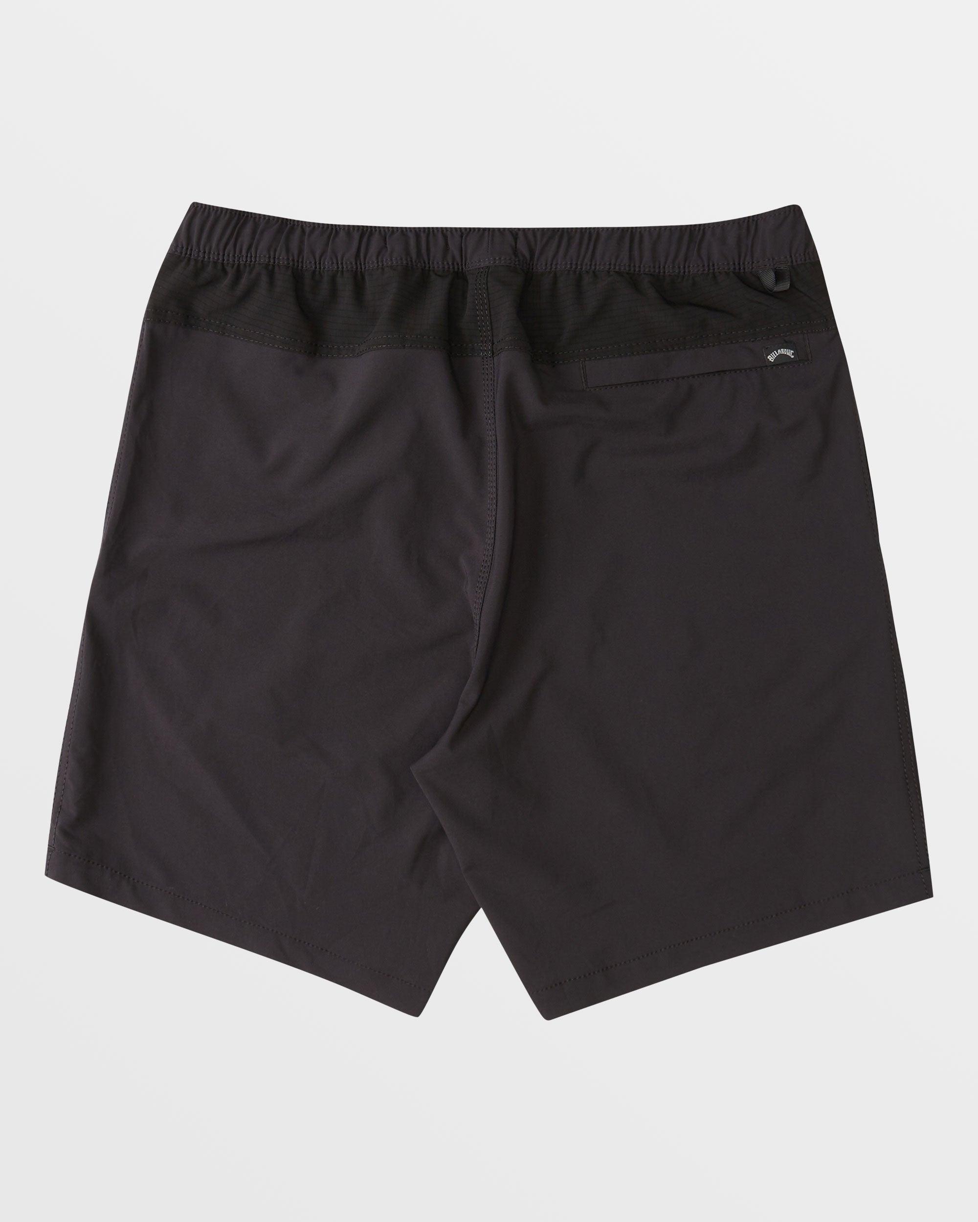 A/Div Surftrek Elastic Waist Shorts 17" - Black Male Product Image