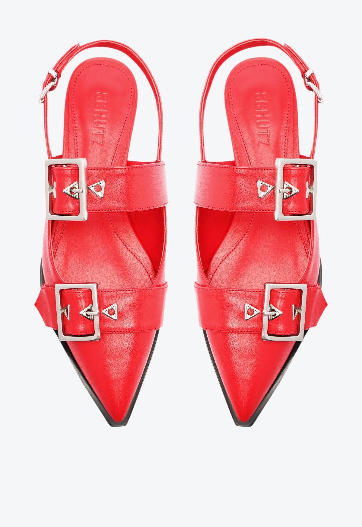 Darla Sling Leather Flat Product Image