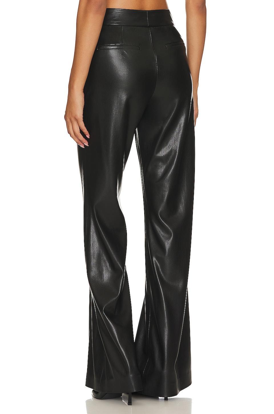 Dylan Faux Leather Wide Leg Alice + Olivia Product Image