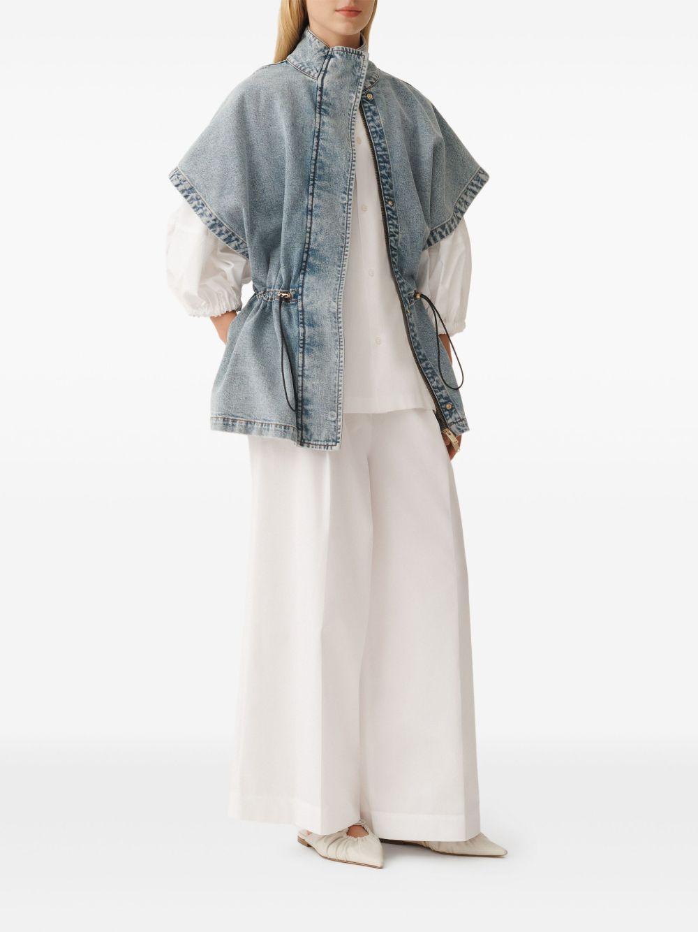 drawstring-waist jacket  Product Image