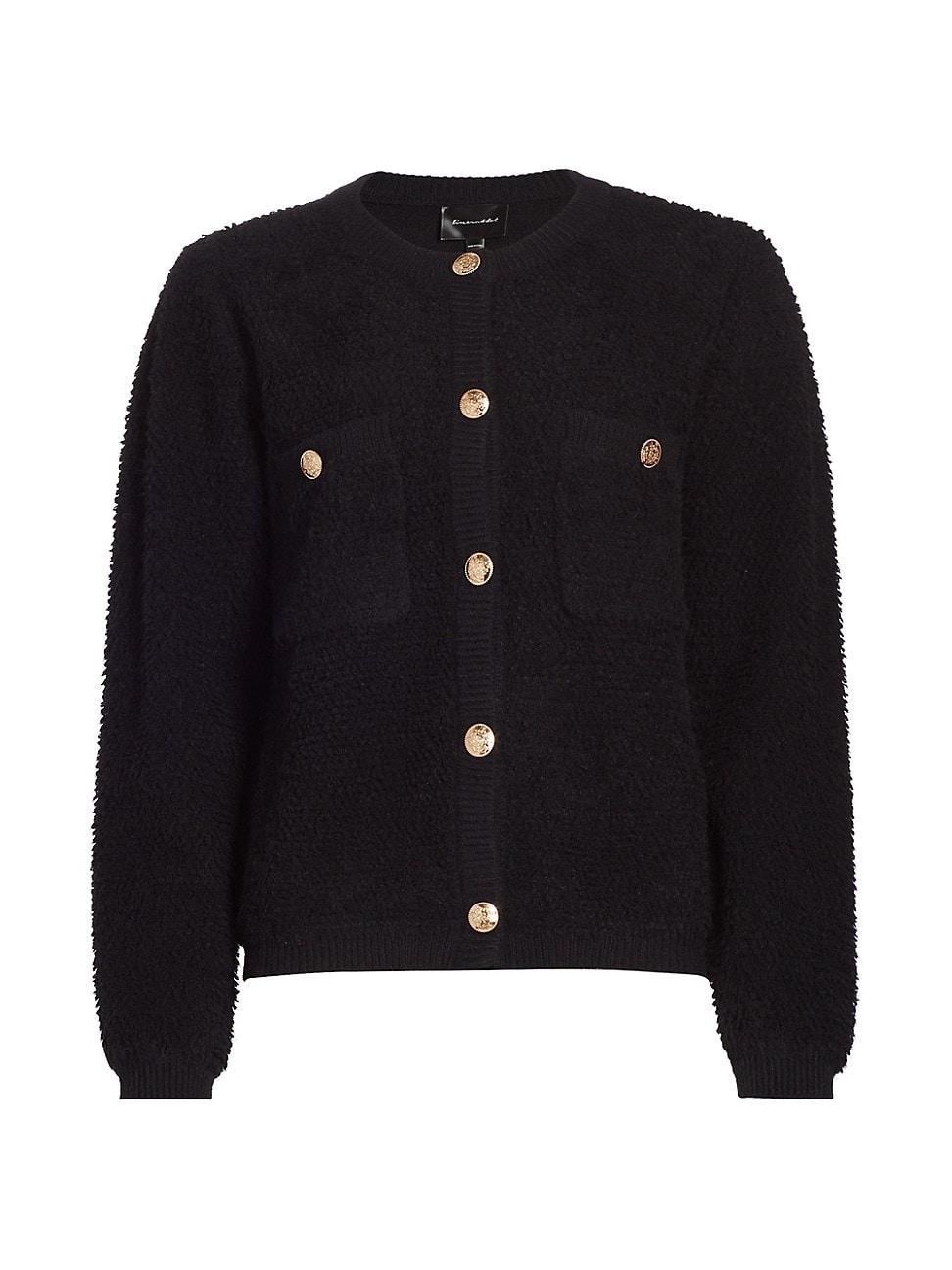 Womens Khloe Boucl-Knit Cardigan Product Image