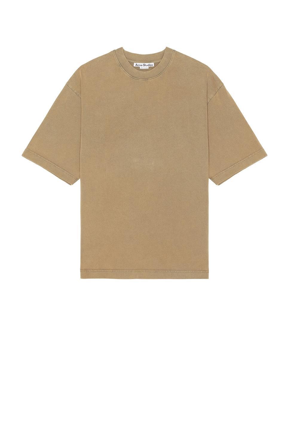 ACNE STUDIOS T-shirt In Taupe Brown Product Image