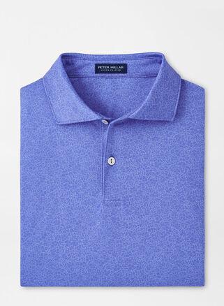 Peter Millar Mens Parkinson Floral Performance Jersey Polo | Color: Elixir | Size: XL Product Image
