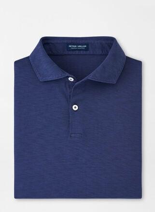 Peter Millar Mens Journeyman Short Sleeve Polo | Color: Navy | Size: L Product Image