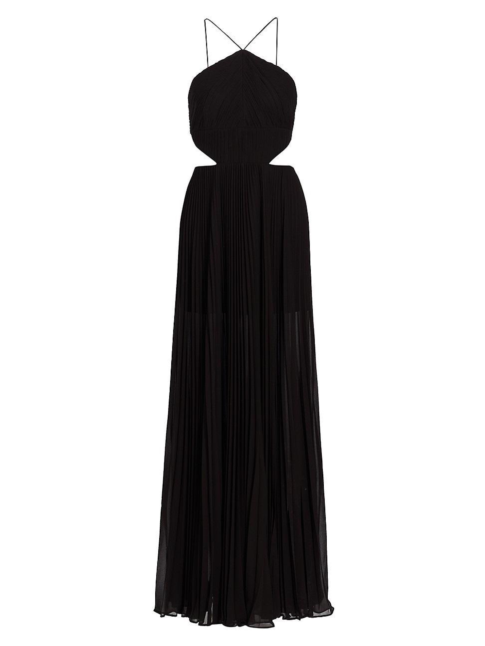 Womens Janet Halterneck Cut Out Gown Product Image