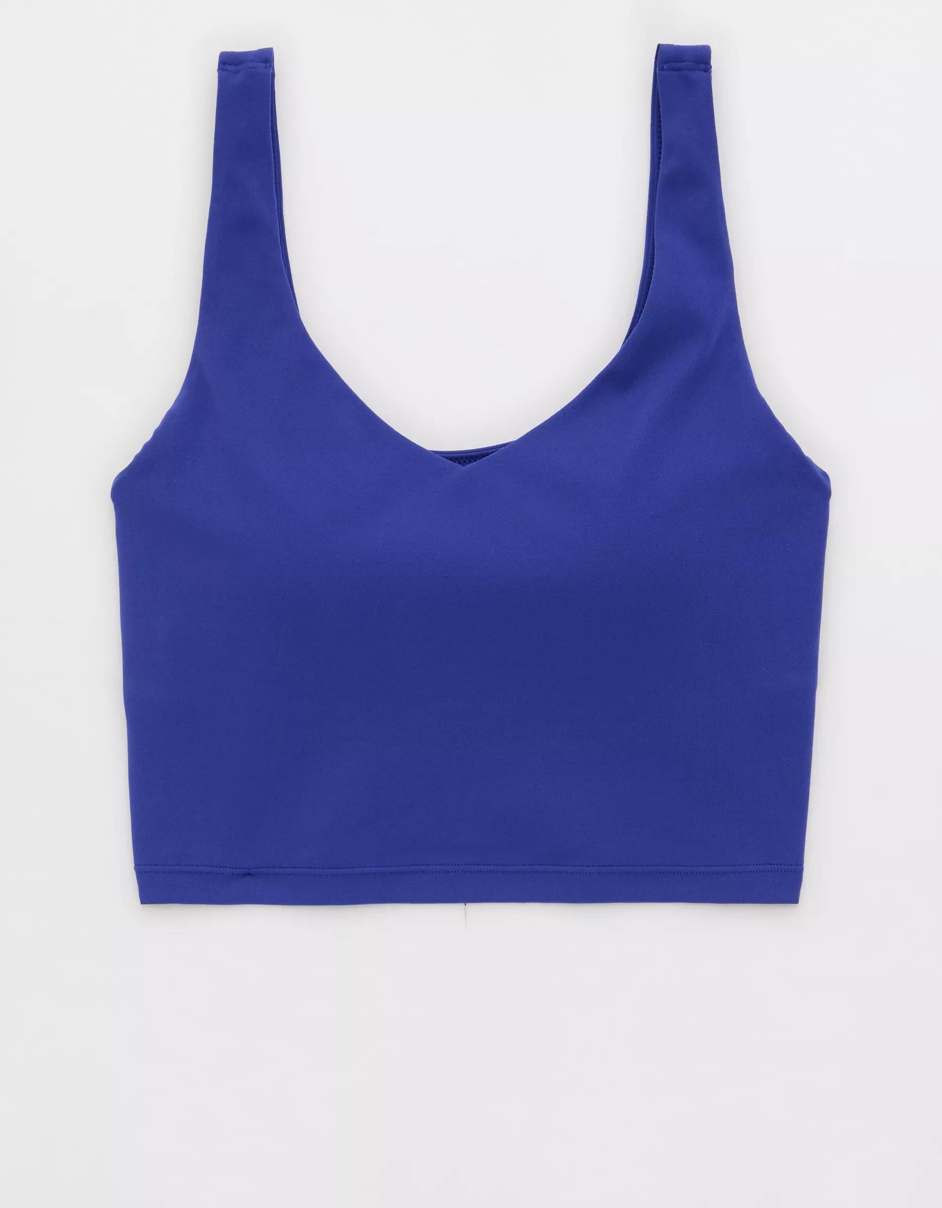 OFFLINE By Aerie Real Me Low Key Longline Sports Bra Product Image