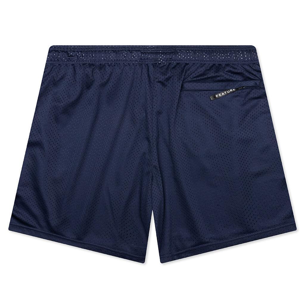 West Mesh Shorts - Navy Male Product Image