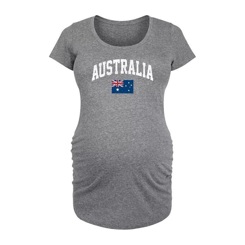 Maternity Ice Cream Pops Graphic Tee, Womens Grey Gray Product Image