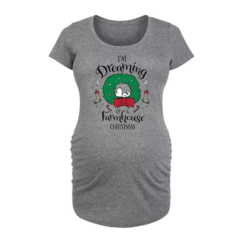 Disneys The Muppets Maternity Bear With Me Graphic Tee, Womens Grey Gray Product Image