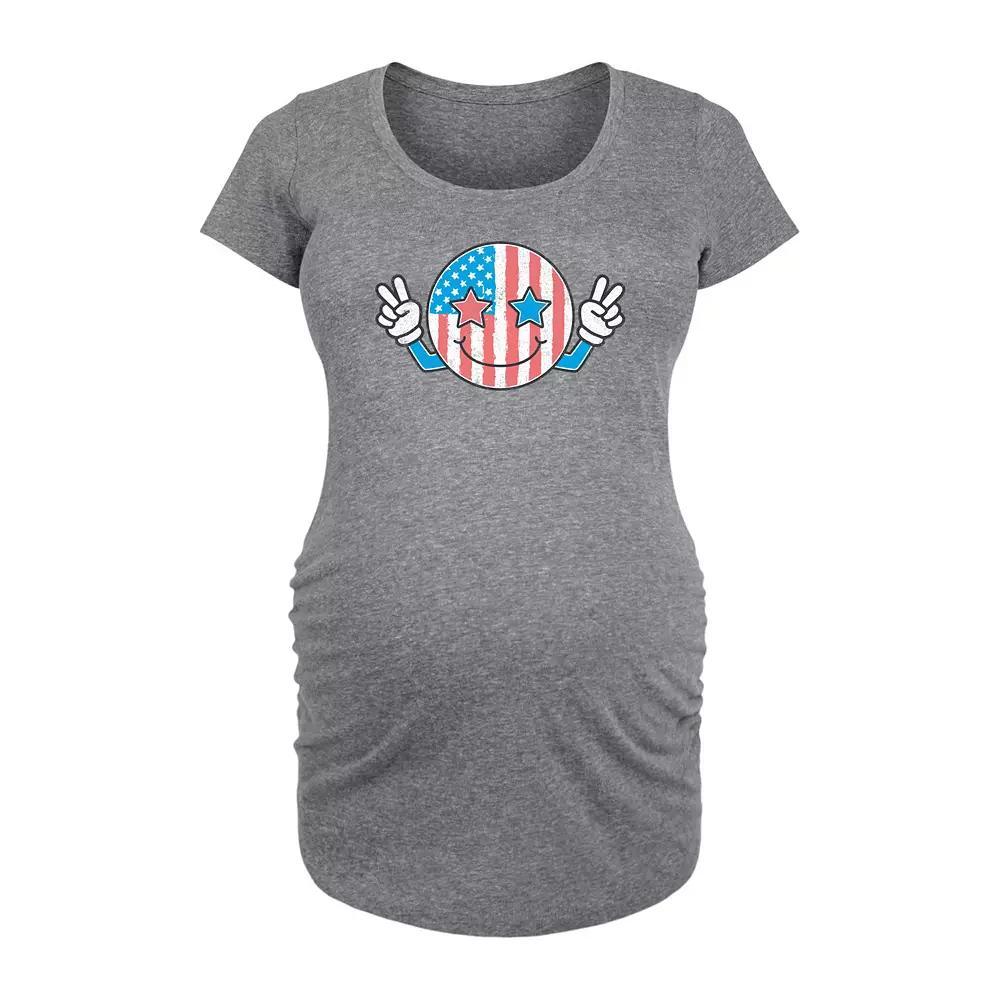 Maternity Shore is Hot Out Here Graphic Tee, Womens Heather Grey Product Image