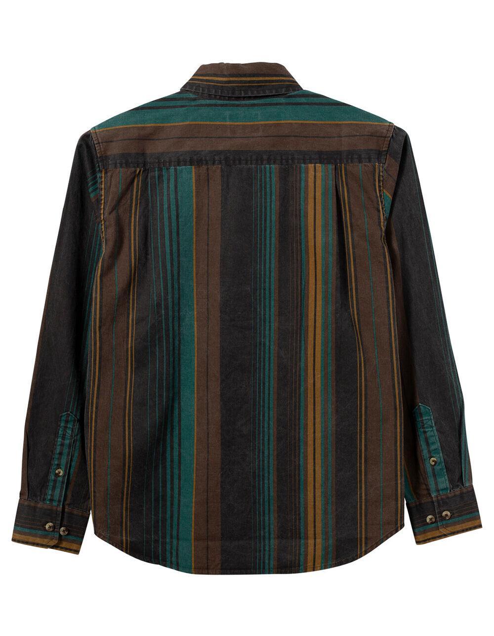 DARK SEAS Rodderick Mens Button Up Shirt - BROWN COMBO Product Image