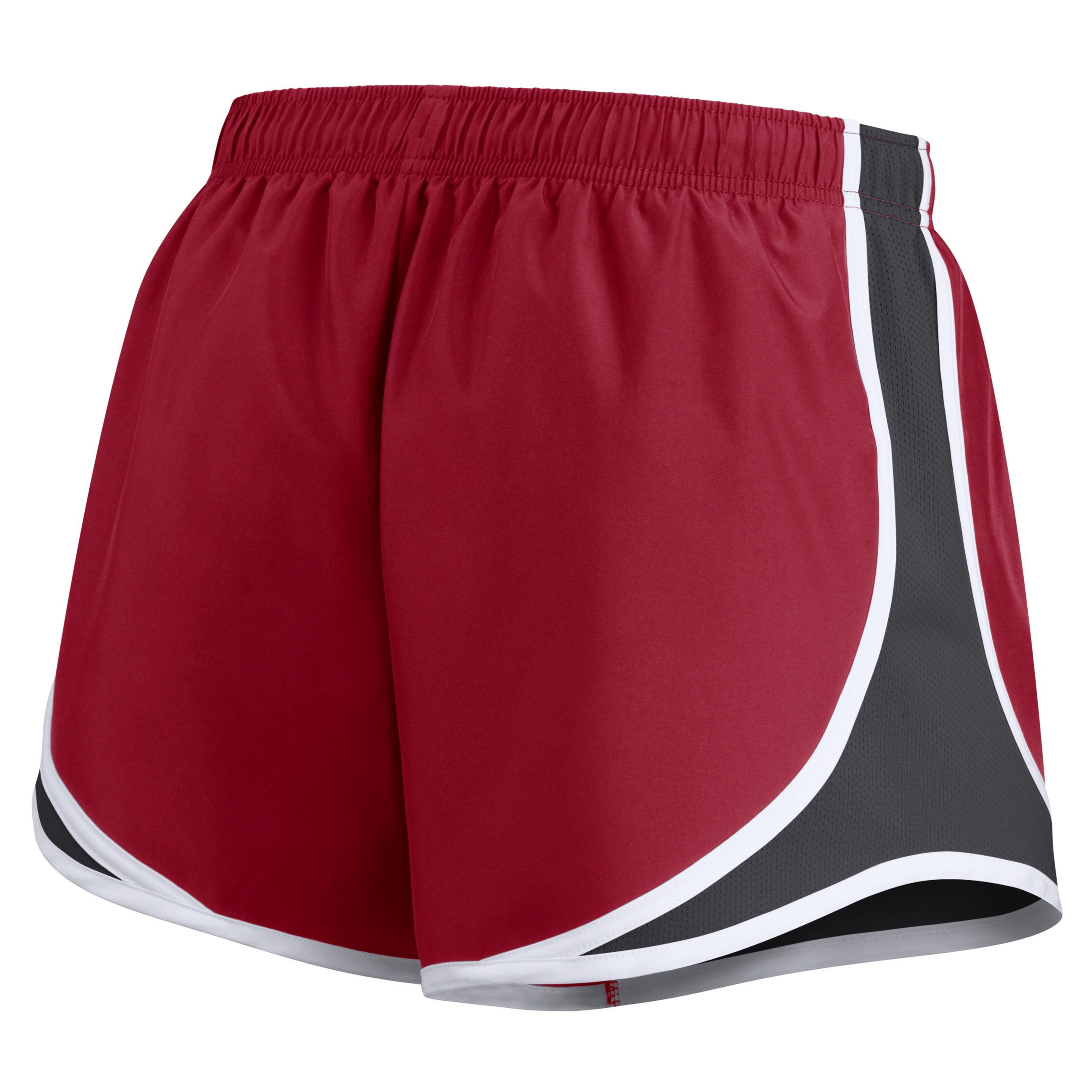 Women's Nike Red Tampa Bay Buccaneers Tempo Shorts, Size: XS Product Image
