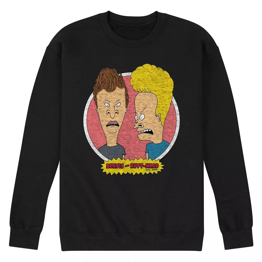 Mens Beavis And Butthead 30th Sweatshirt Blue Product Image