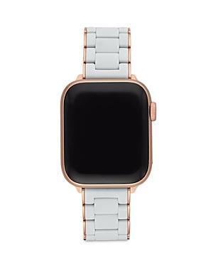 38/40mm Silicone-Wrapped Bracelet Band for Apple Watch, Black/Gold Product Image