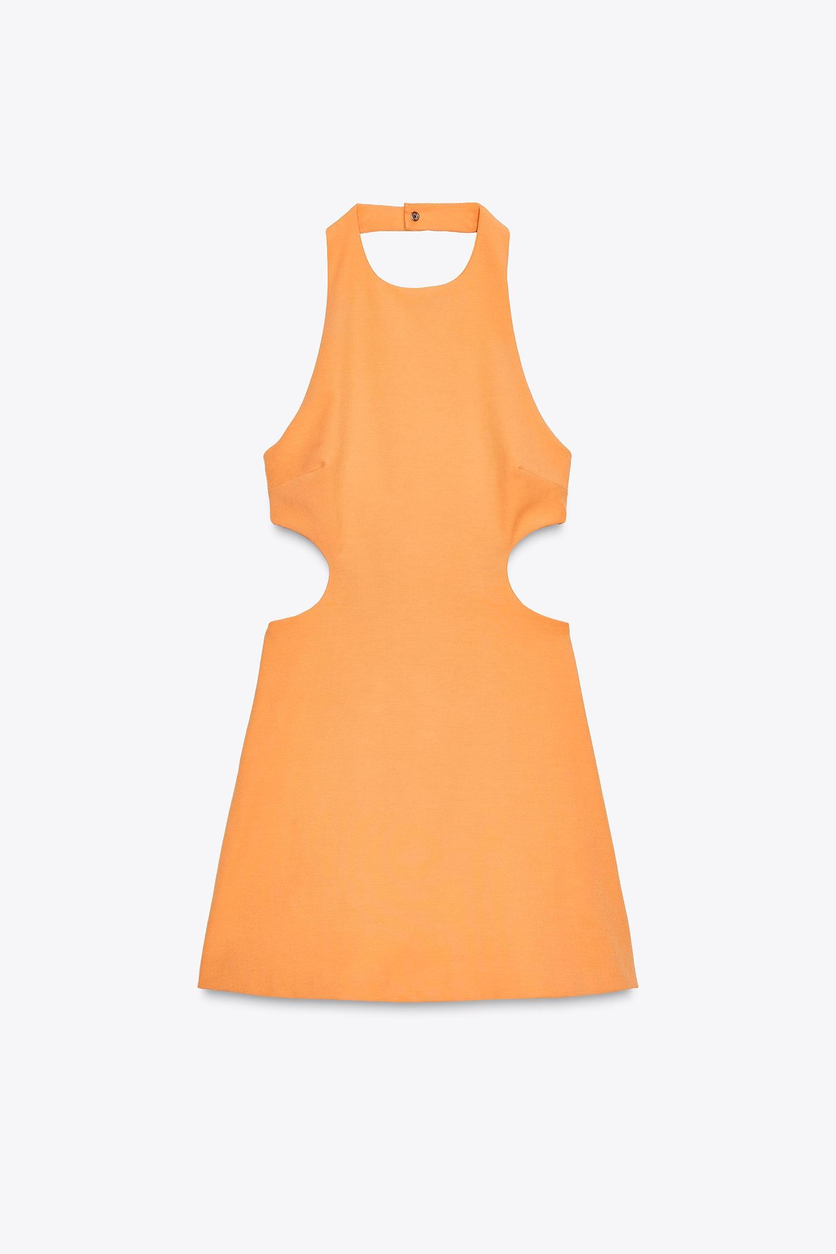 HALTER CUT OUT MINI DRESS Product Image