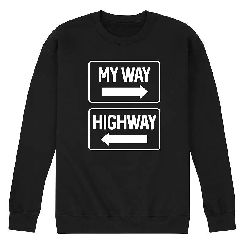 Mens School Of Rock Dewey Finn Pose Fleece Sweatshirt Blue Product Image