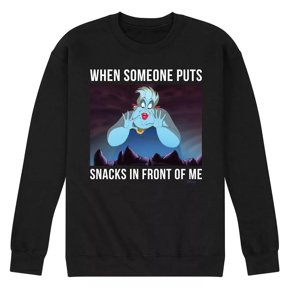 Disney Villains Mens Ursula Snacks Fleece Graphic Tee Product Image
