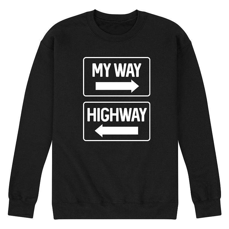 Mens School Of Rock Dewey Finn Pose Fleece Sweatshirt Blue Product Image