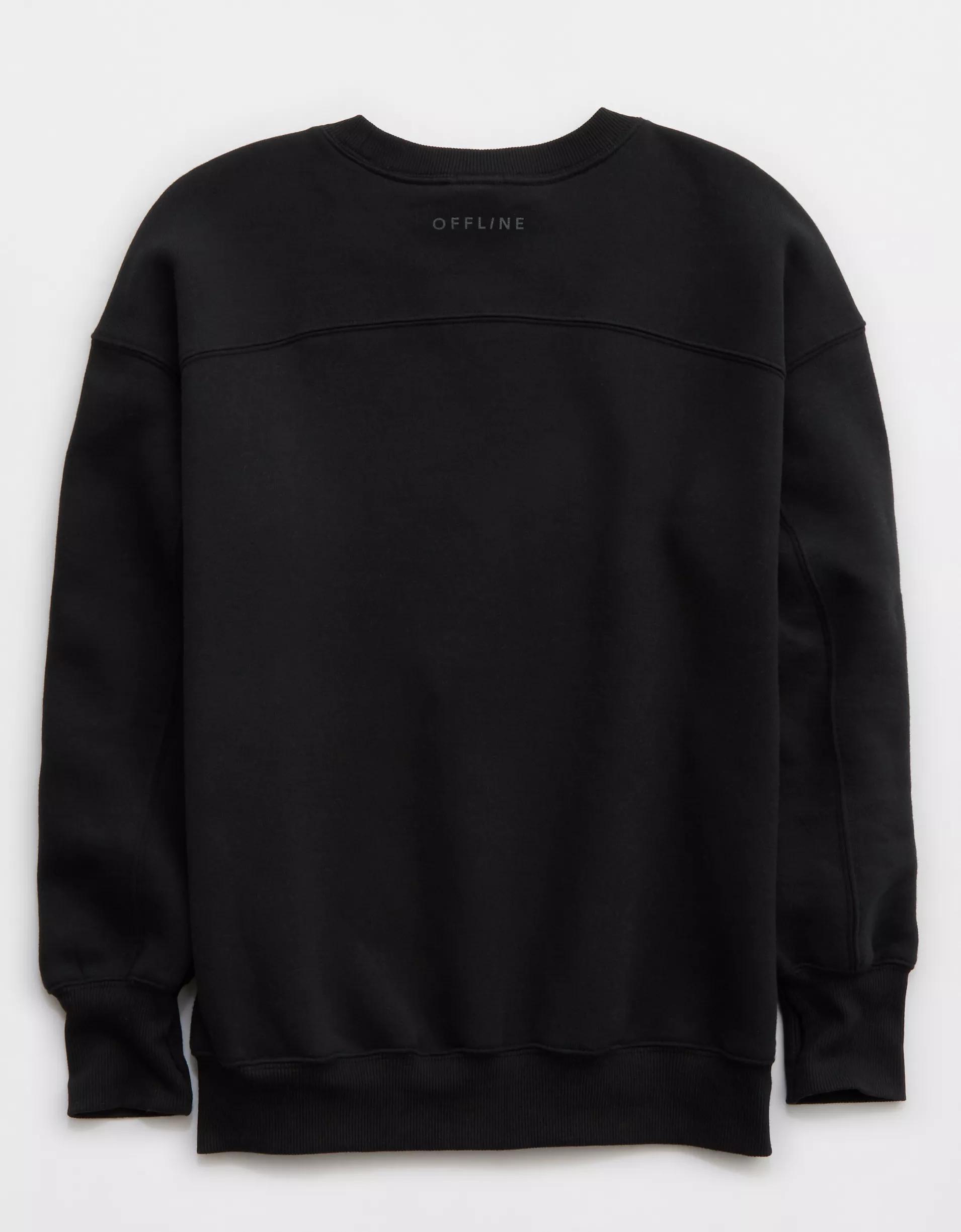 OFFLINE By Aerie Cloud Fleece Oversized Crewneck Product Image