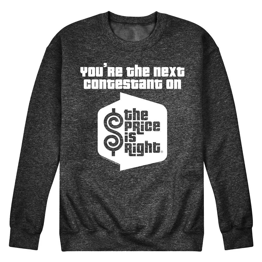 Mens The Price Is Right Youre The Next Contestant Graphic Sweatshirt Blue Product Image