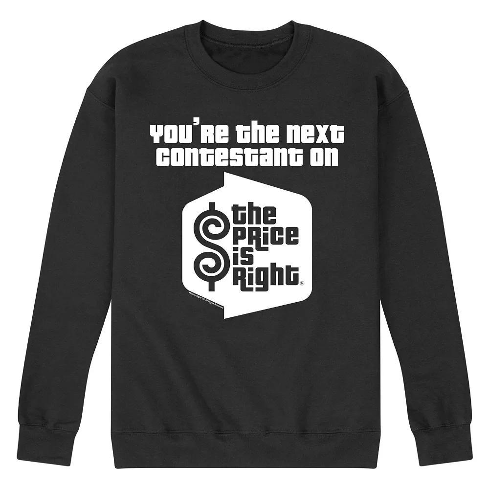 Mens The Price Is Right Youre The Next Contestant Graphic Sweatshirt Blue Product Image