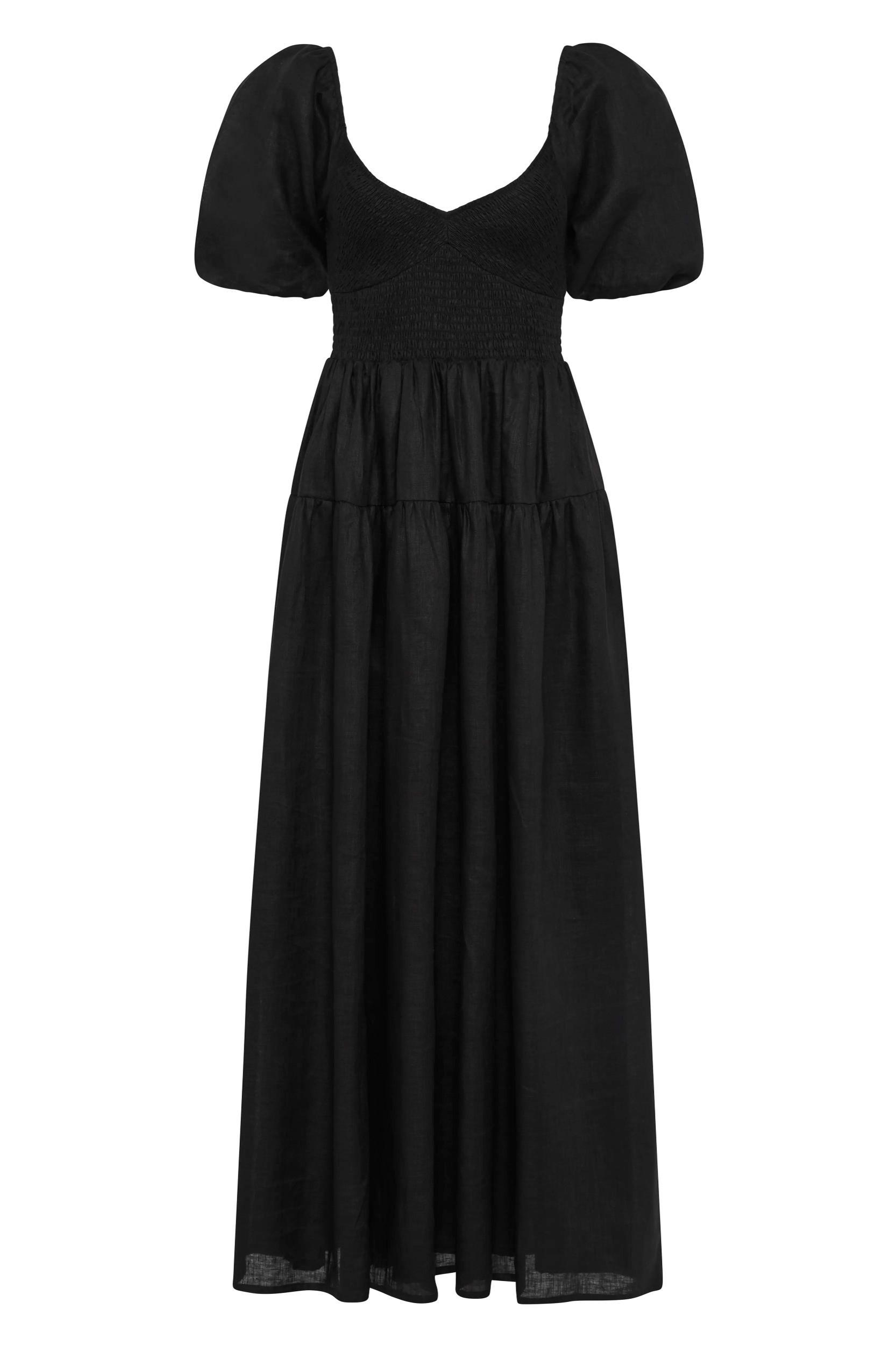 Rosarico Midi Dress Black - Final Sale Product Image