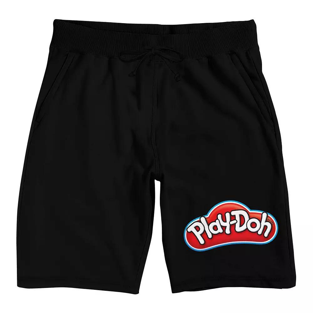 Men's Play-Doh Logo Sleep Shorts, Size: Small, Black Product Image