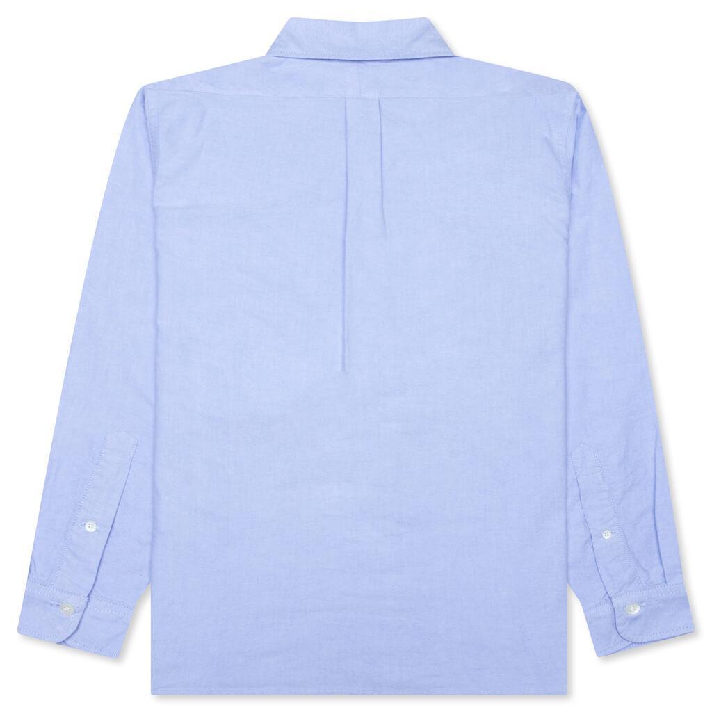 Oxford B.D L/S Shirt - Blue Male Product Image