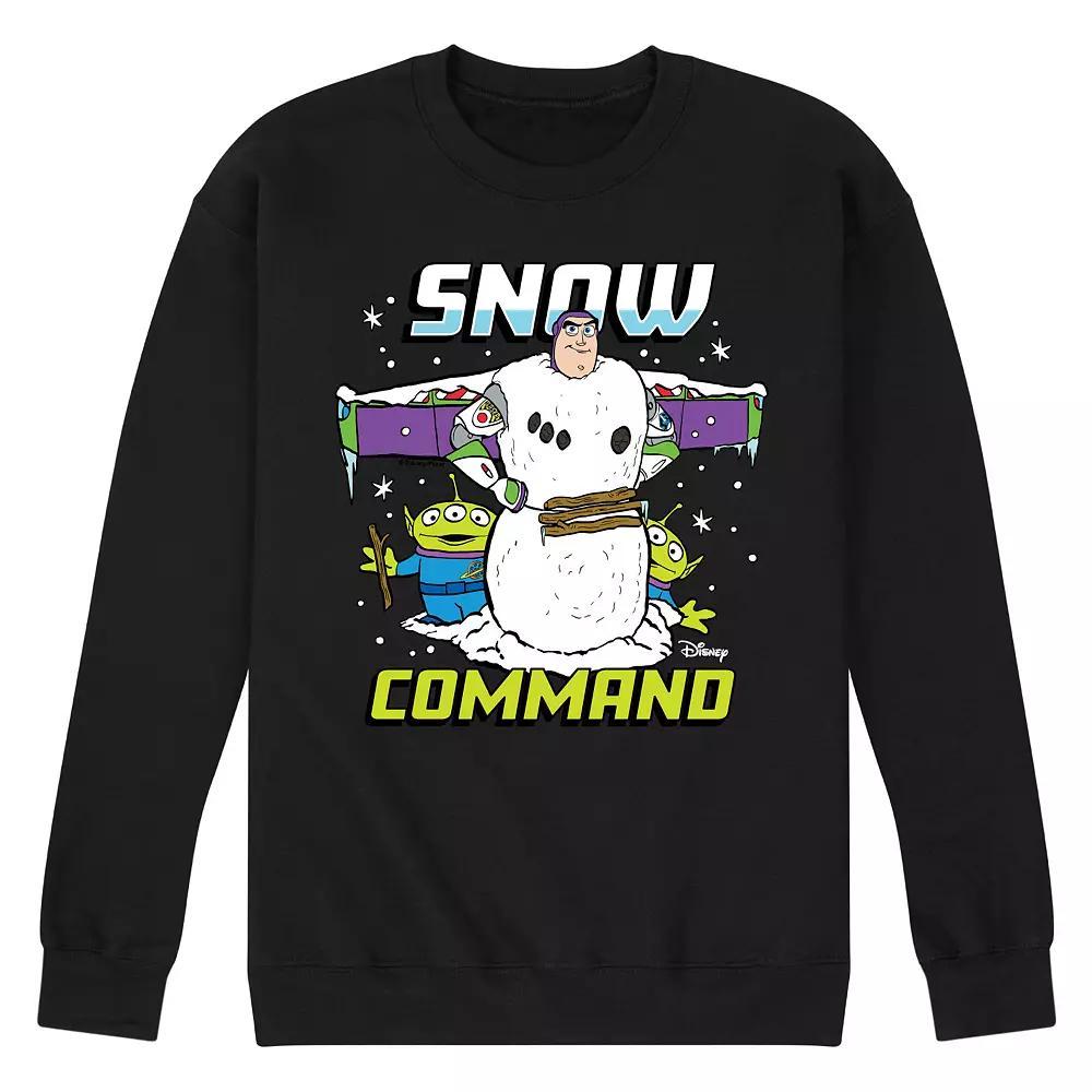 Disney / Pixars Toy Story Mens Snowman Fleece Sweatshirt Product Image