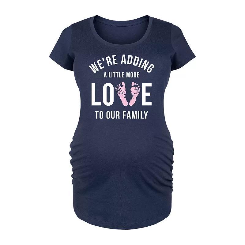 Maternity Cupid Gnome Graphic Tee, Womens Product Image