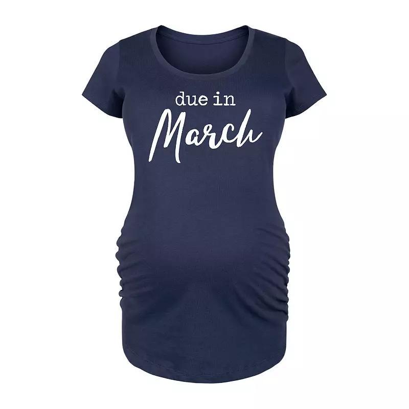 Maternity Prungry Definition Graphic Tee, Womens Blue Product Image