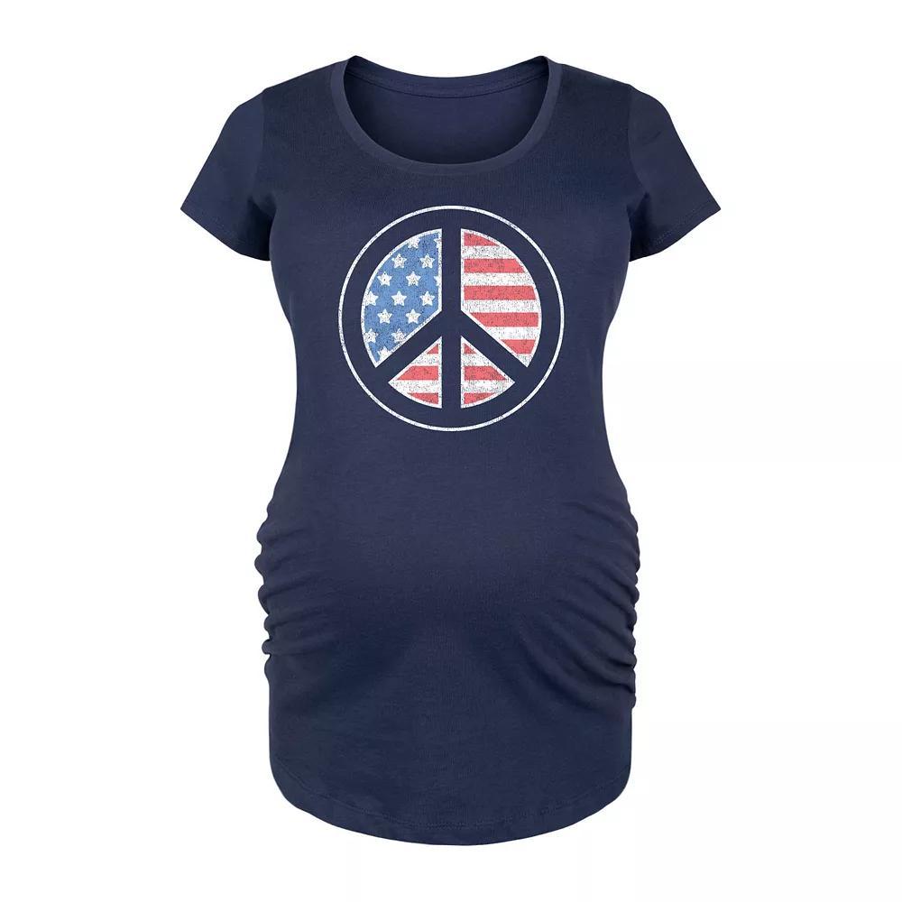 Maternity Snacks And Naps Graphic Tee, Womens Blue Product Image