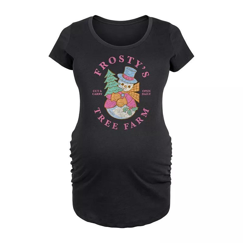 Maternity Cowgirl Boots For Flip Flops Graphic Tee, Womens Blue Product Image
