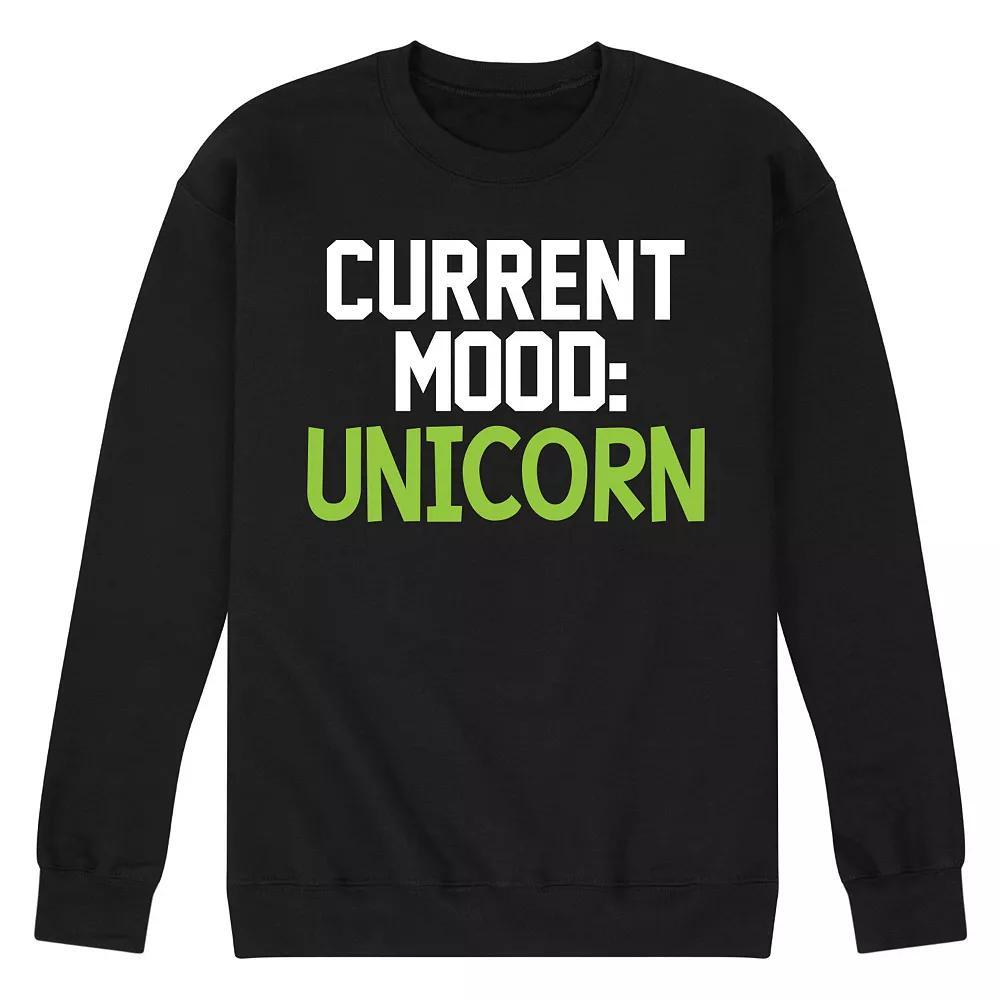 Mens Current Mood Fleece Sweatshirt Pink Product Image