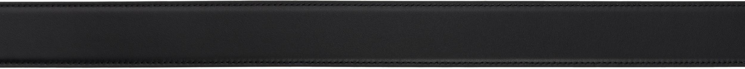 FERRAGAMO Black & Brown Double Reversible Belt In Nero Hickory Product Image