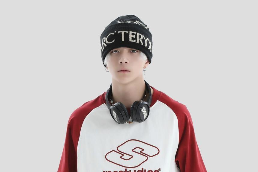 Crewneck Raglan Lettering T-Shirt (Various Designs) Product Image