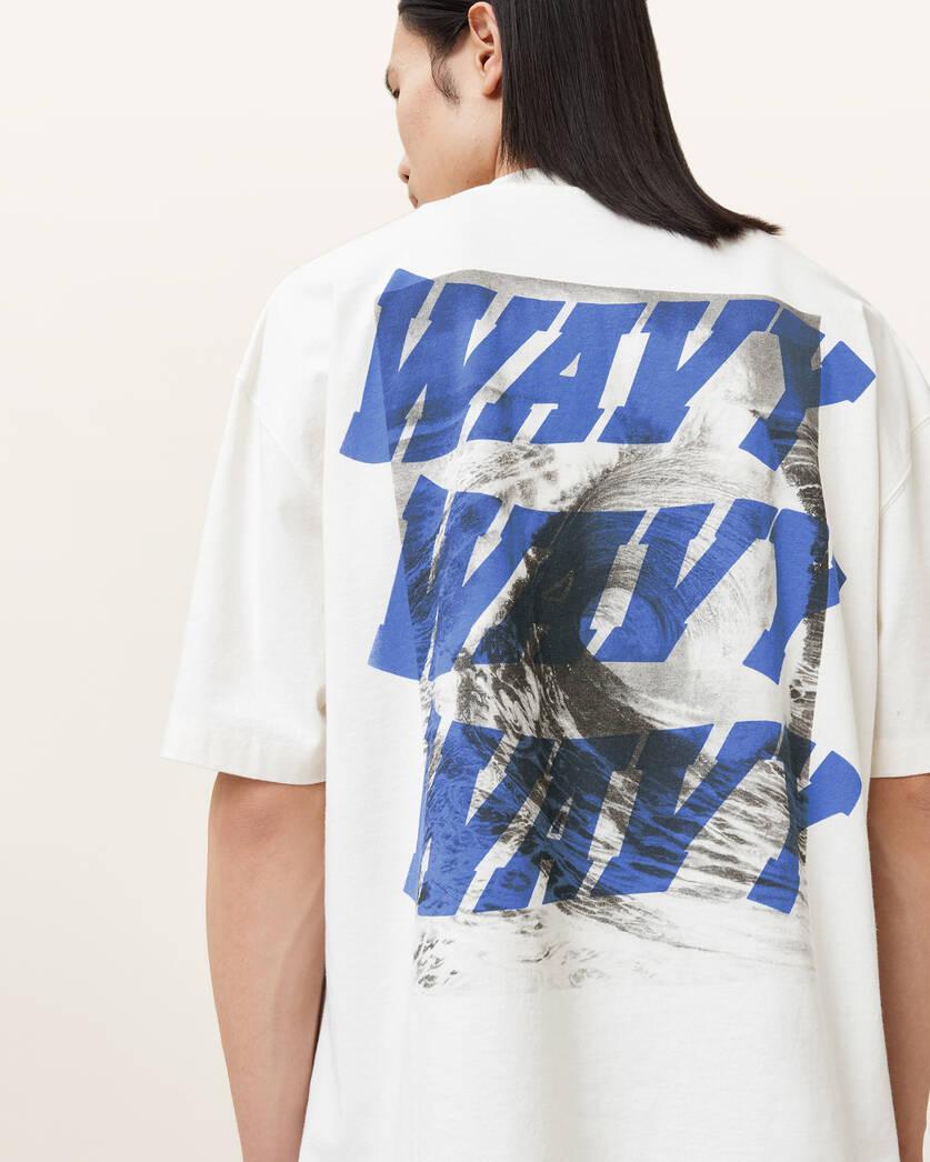 Wavy Oversized Crew Neck T-Shirt Product Image