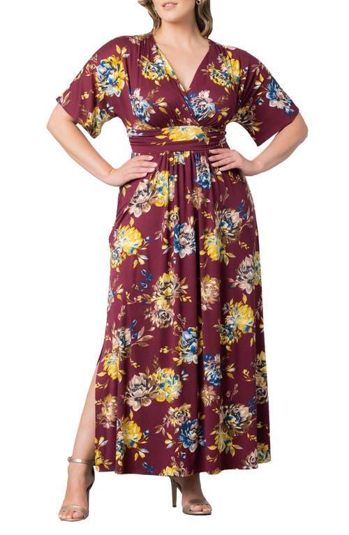 Womens Vienna Floral Jersey Maxi Dress Product Image