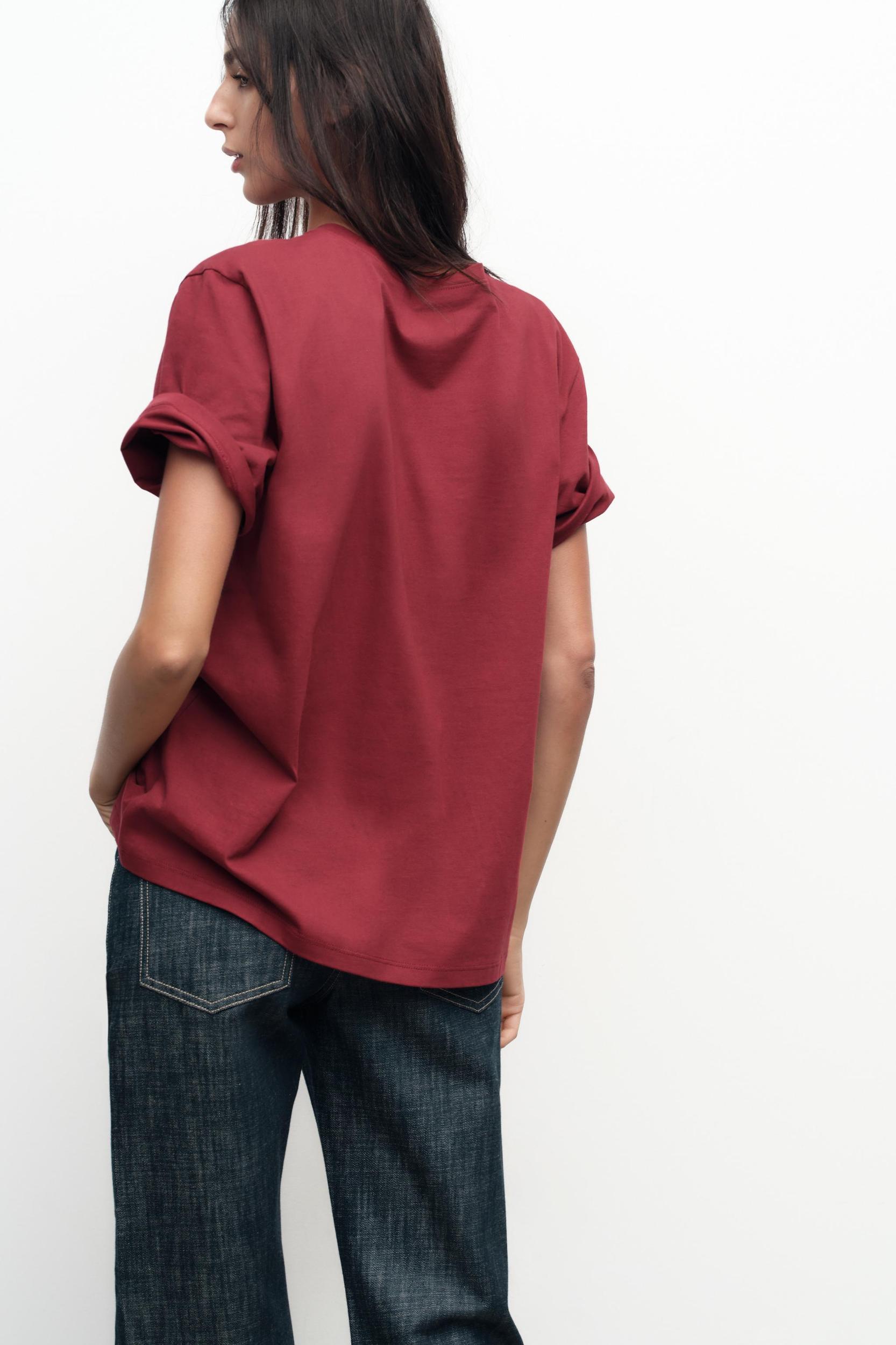 WASHED T-SHIRT WITH TEXT Product Image