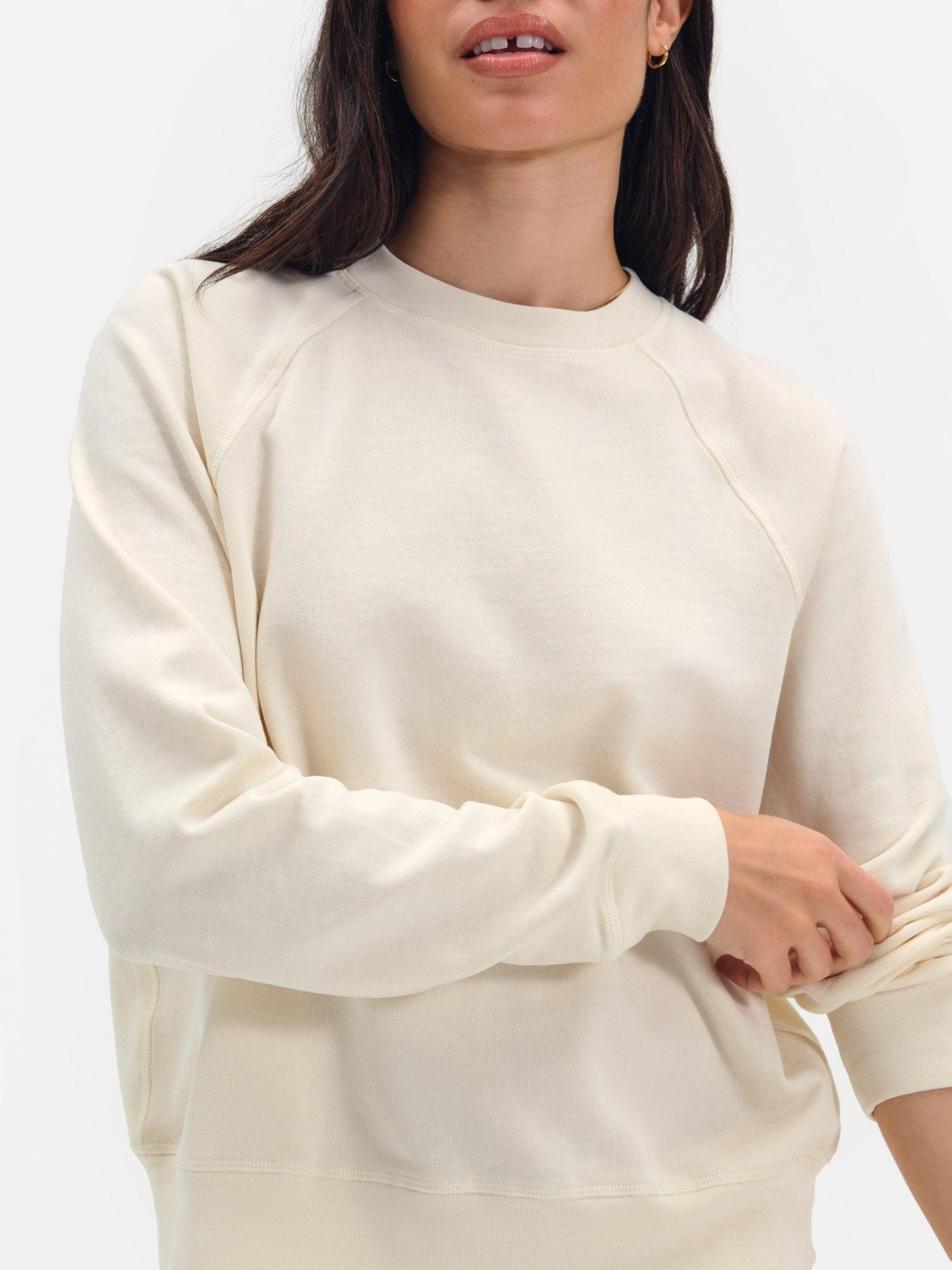 Organic Lightweight Terry Raglan Sweatshirt Female Product Image