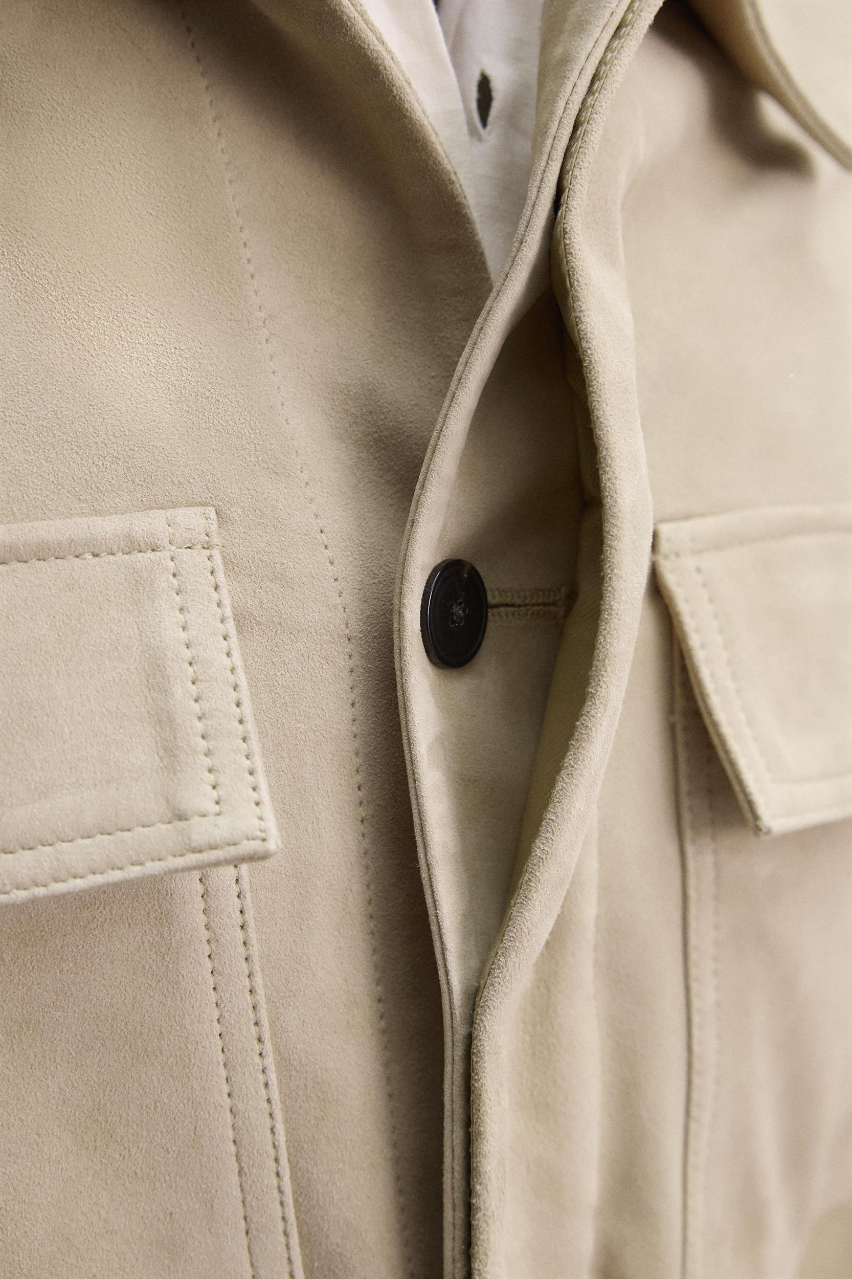 LIMITED EDITION SUEDE LEATHER PARKA Product Image