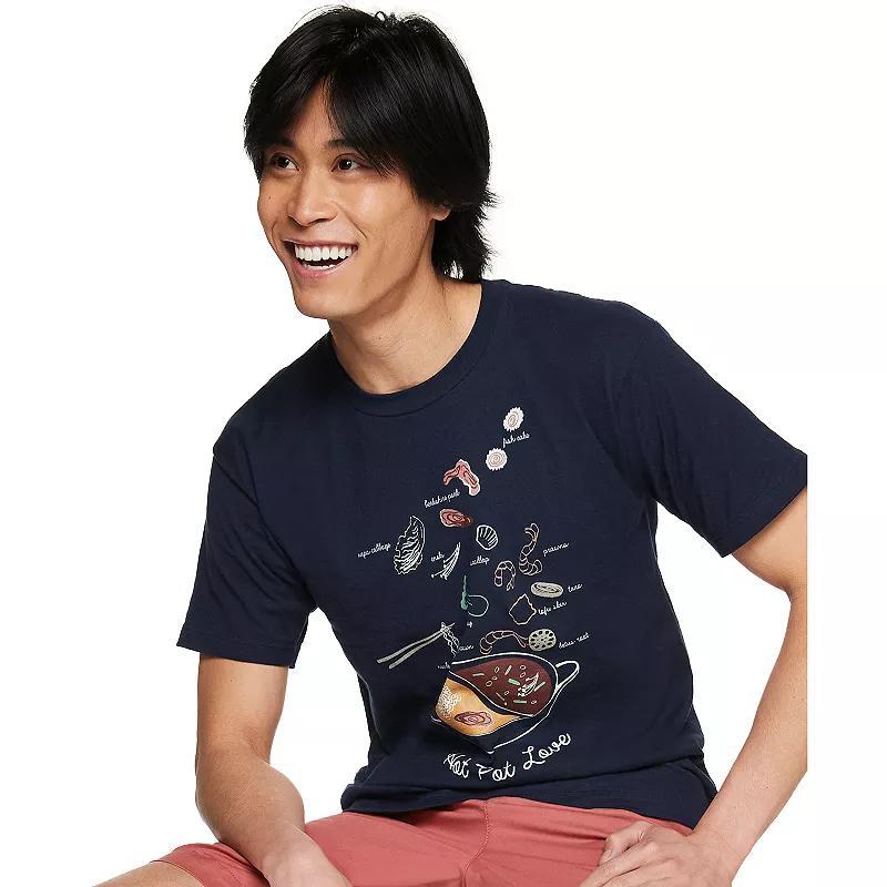 Men's Hot Pot Tee, Size: XS, Blue Product Image