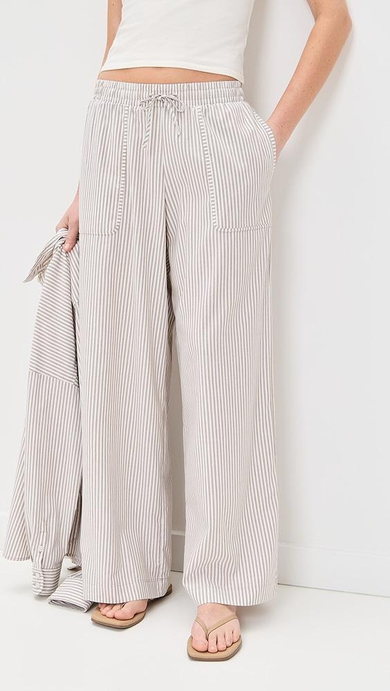 Splendid x Cella Jane Poplin Stripe Pants | Shopbop Product Image
