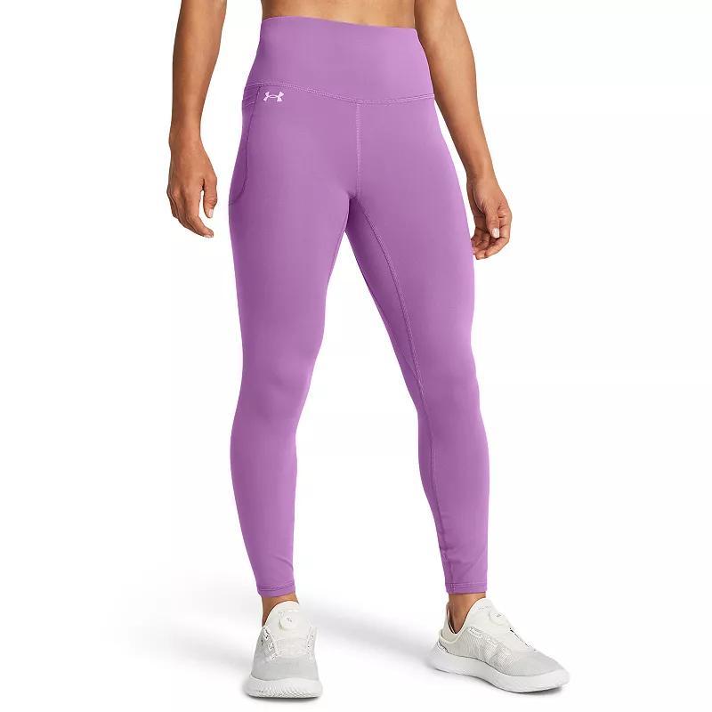 Women's Under Armour Motion High-Waisted 7/8 Ankle Leggings, Size: Small, Gray Product Image