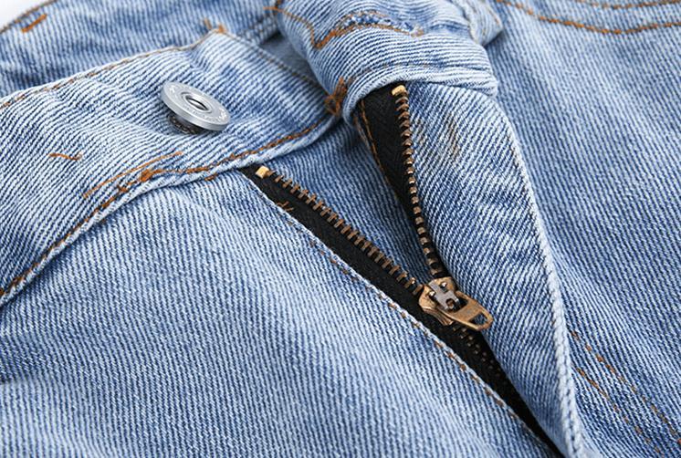 RT No. 3390 BLUE STRAIGHT DENIM JEANS Product Image