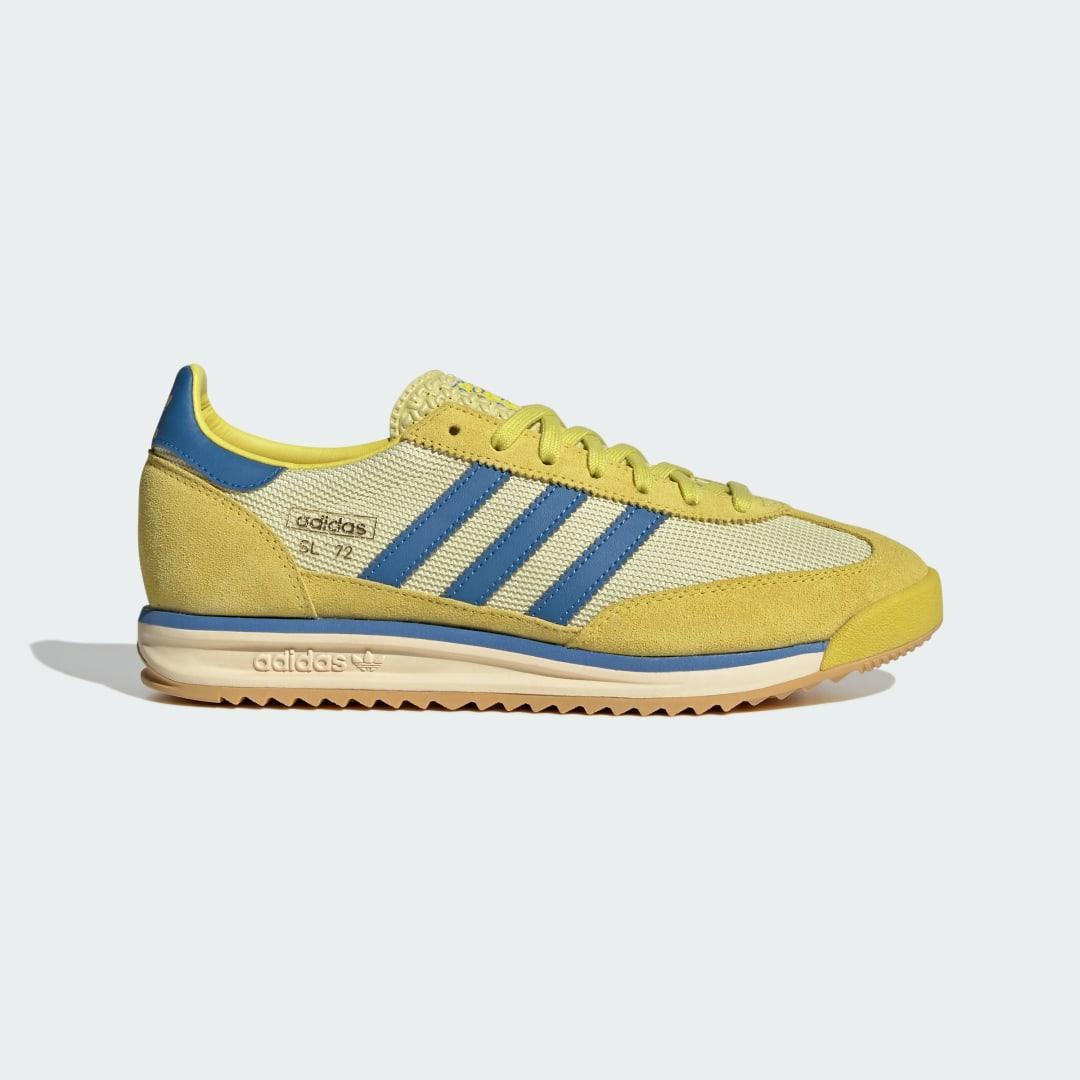 adidas Gender Inclusive SL 72 RS Sneaker in Lucid Blue/Pure Sulfur at Nordstrom, Size 8.5 Women's Product Image