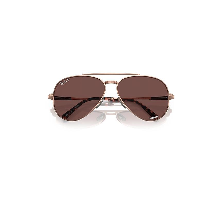 Ray-Ban Unisex 58mm Gradient Aviator Sunglasses in Black at Nordstrom Product Image