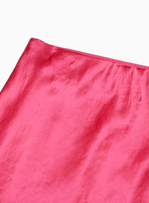 slip satin midi skirt Product Image