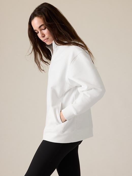Power of She Forever Fleece 1/4 Zip Sweatshirt Product Image