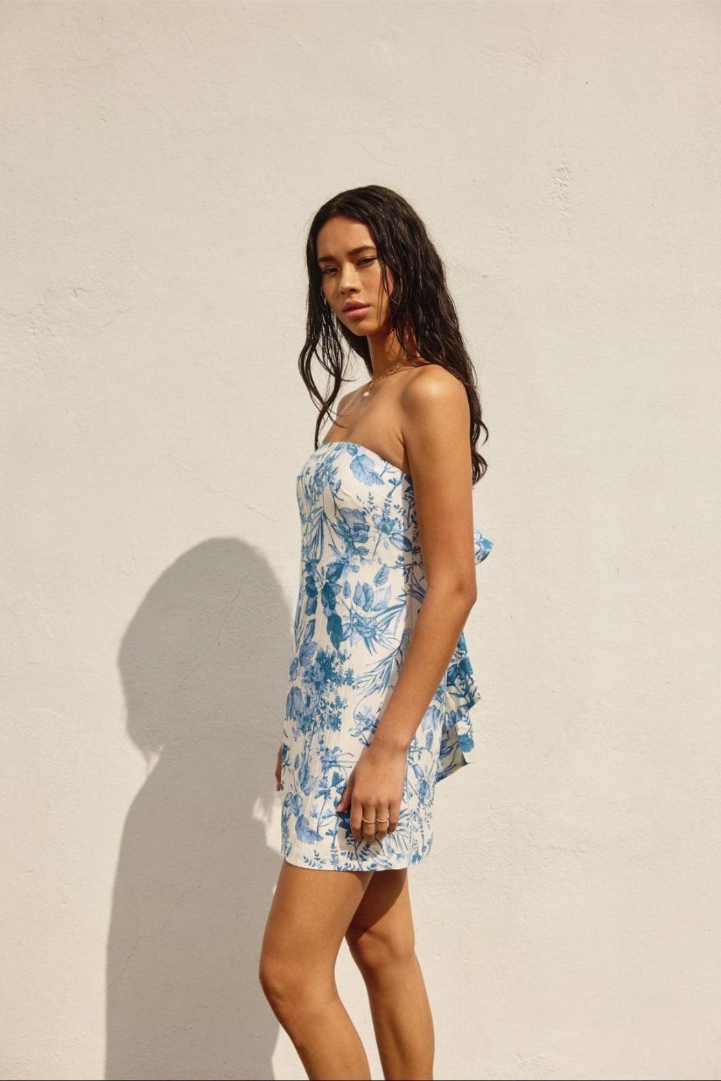 Strapless Floral Dress Product Image